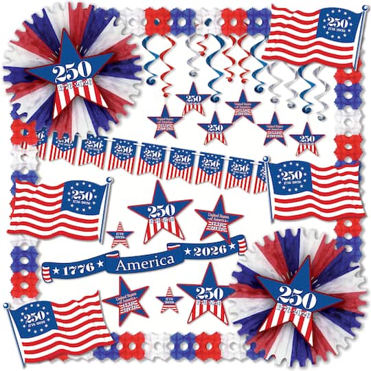 Beistle Semiquincentennial Decorating Kit